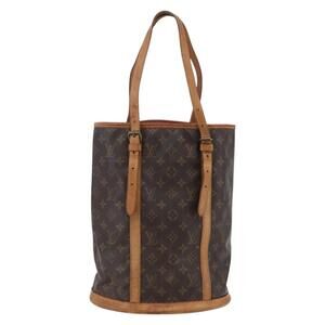 LOUIS VUITTON Monogram Bucket GM Shoulder Bag M42236 LV Auth 147272